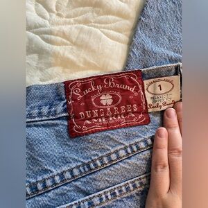Vintage Lucky Brand Jeans Men’s Size 40 Dungarees Light Wash Relaxed Fit